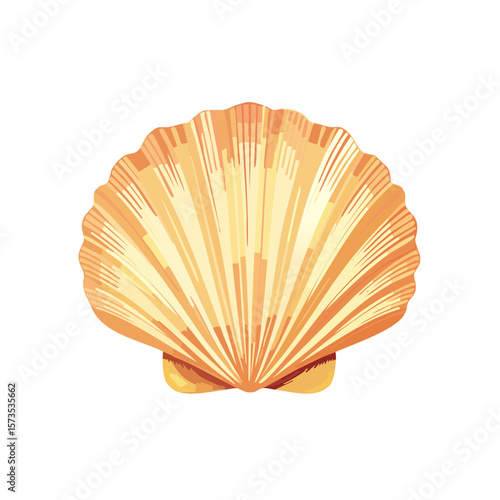 Shell Icon Isolated on a Tr...