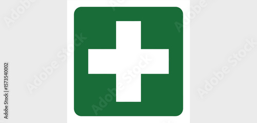 Green First Aid Symbol