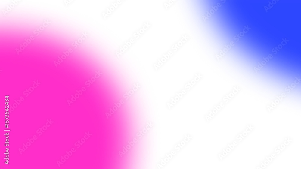 Fototapeta premium Aesthetic abstract element of pink and blue color gradient blurred on a transparent background