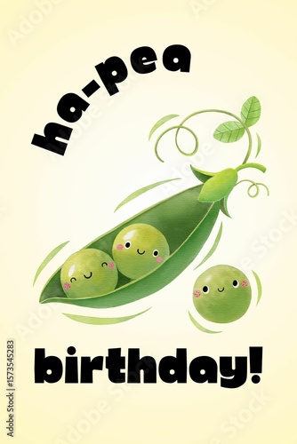 Cute Birthday Card with 