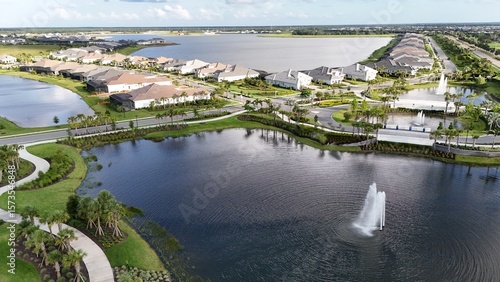 Lakewood Ranch neighborhoods have an planned storm runoff lake drainage system
