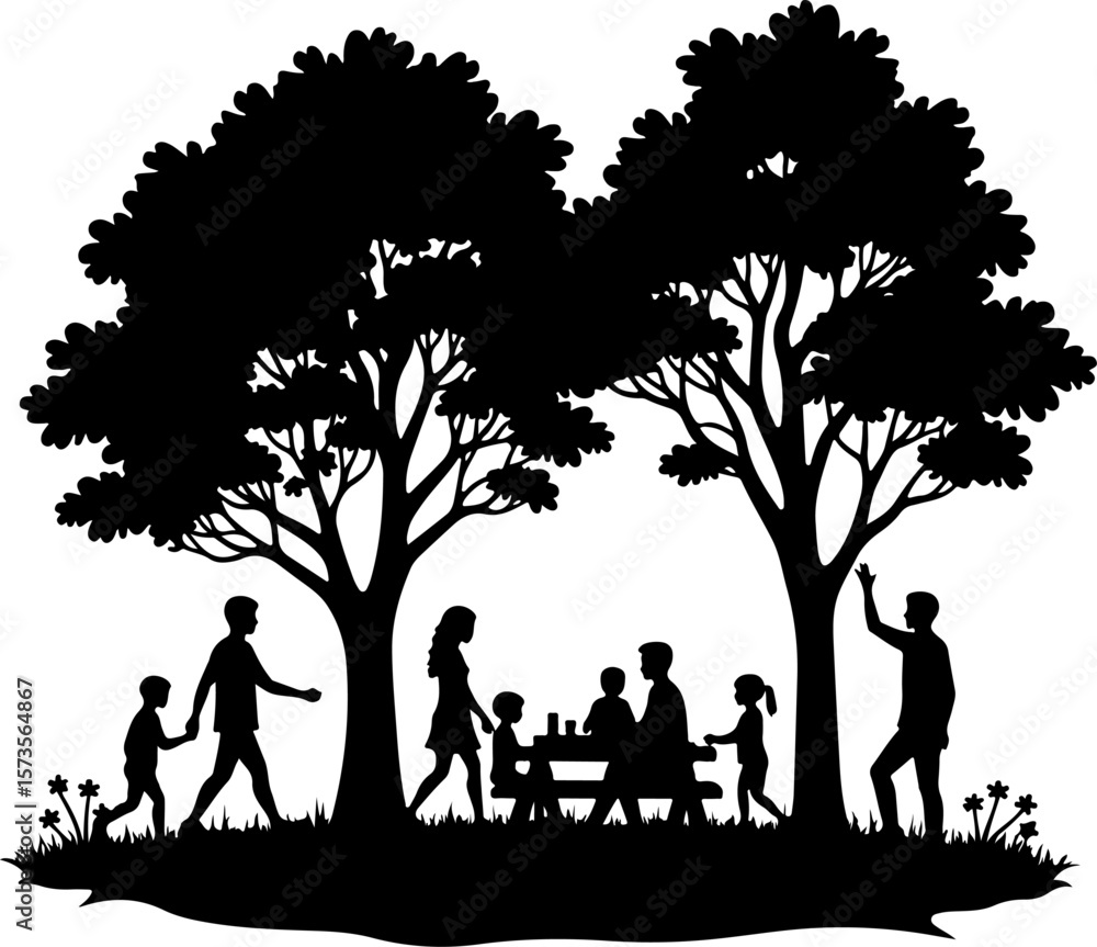 family in the garden, silhouette, tree, couple, family, love, woman, nature, people, child, park, vector, grass, illustration, spring, boy, sunset, summer, father, sky, happiness, kid, garden, walk, l family in the garden, silhouette, tree, couple, family, love, woman, nature, people, child, park, vector, grass, illustration, spring, boy, sunset, summer, father, sky, happiness, kid, garden, walk, l