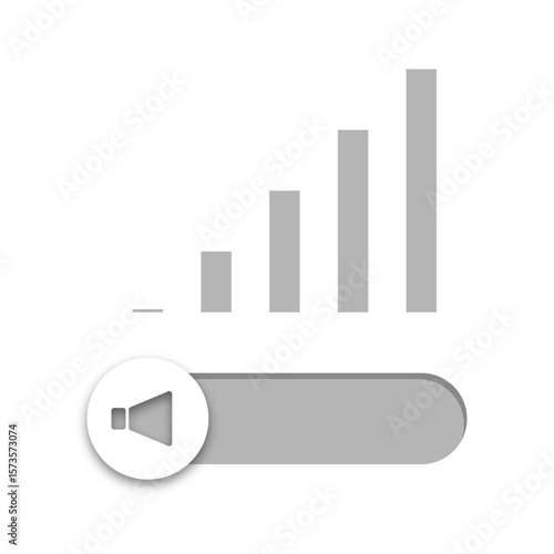 音量調整のUIベクター素材_01