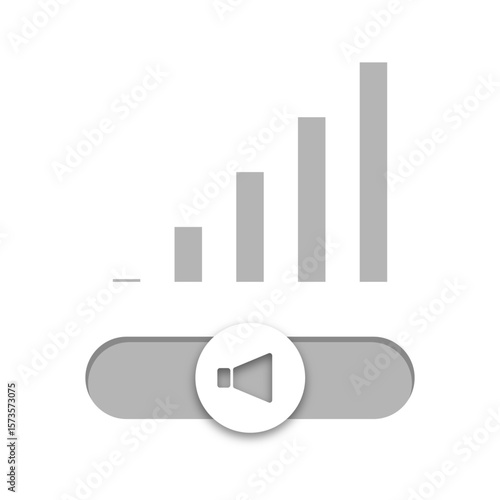 音量調整のUIベクター素材_03