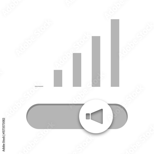 音量調整のUIベクター素材_04