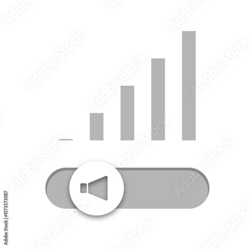 音量調整のUIベクター素材_02