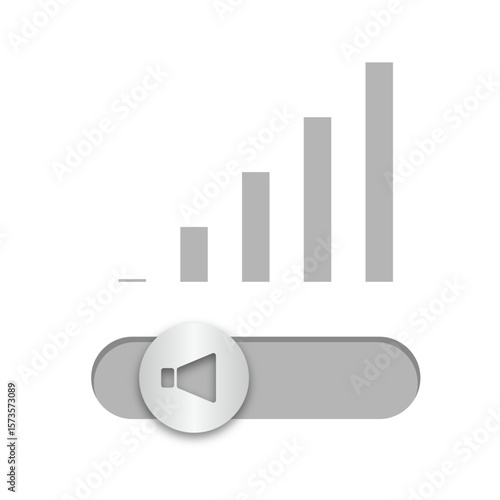 音量調整のUIベクター素材_07