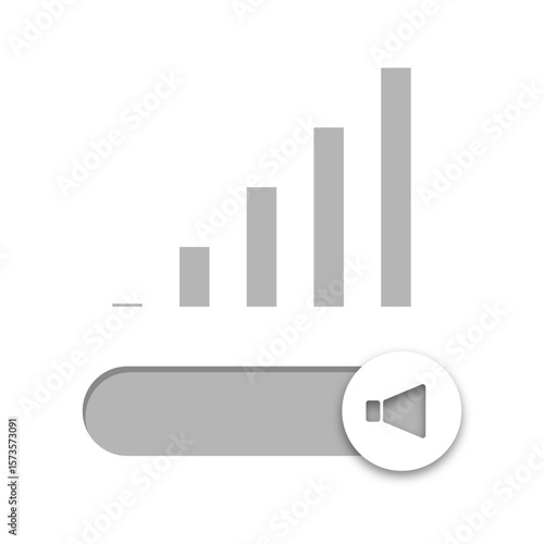 音量調整のUIベクター素材_05