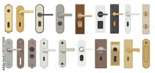 Various Door Handles and Locks