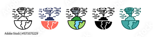 Cyclone multiple icon