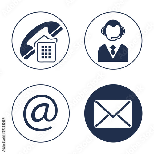 Free Download Contact methods icons set - GFXLoad