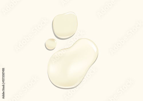 Water Drop Toner and Lotion. Cosmetic product swatch