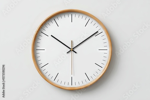 Wallpaper Mural Wall clock isolated on white background Torontodigital.ca