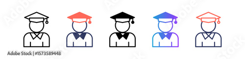 Student multiple icon