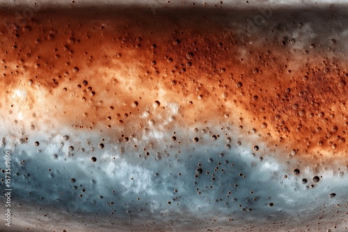 Explore Jupiter's Mesmerizing Orange and Blue Atmosphere. A Cosmic Journey Through the Gas Giant's Intricate Weather Patterns and Astronomical Phenomena