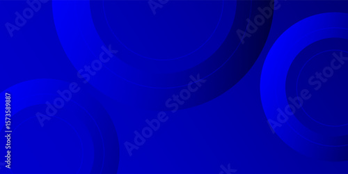 Minimal geometric background. Blue elements with fluid gradient. Used to decorate advertisements, publications, vector illustration