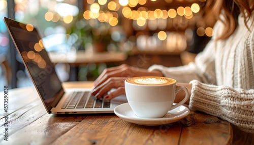 cup of coffee on a table