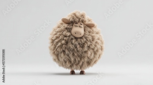 Cartoon sheep illustration