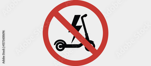 No Electric Scooter Allowed Sign