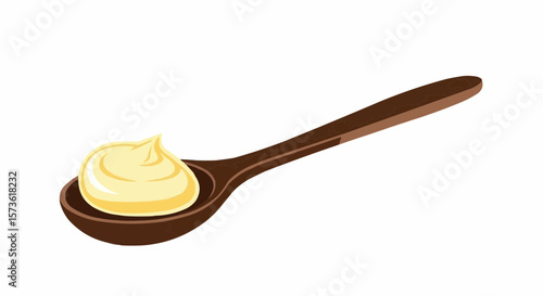 spoon of butter