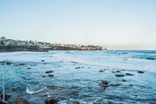 Fototapeta Naklejka Na Ścianę i Meble -  Bronte, Australia - 19 January 2025 : Bronte beach after sunset