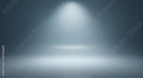 Elegant studio background with lighting effect and light gradient for photography
