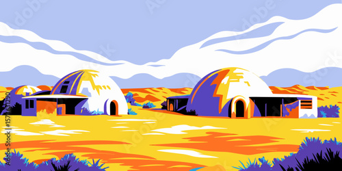 camping in the mountains