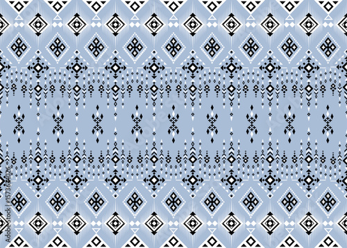 vector seamless pattern, seamless geometric pattern, absence, abstract, aesthetic, raditional Asian Wallpaper ,blue fabric