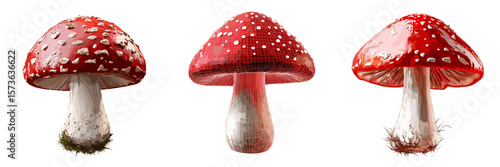 mushroom isolated on white background