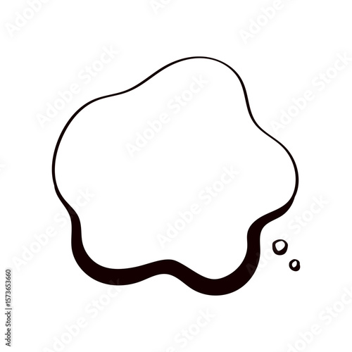 手描きのフキダシ