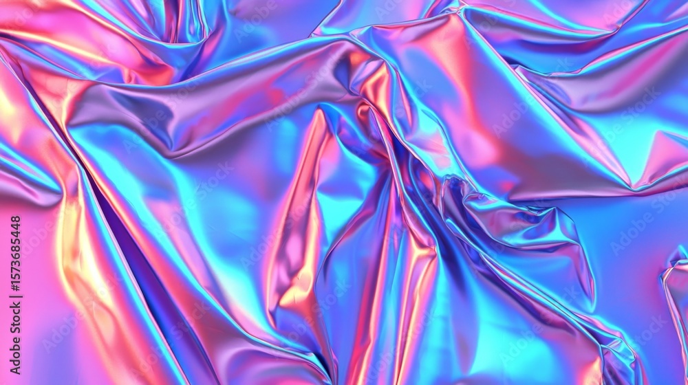 Fototapeta premium This illustration captures the essence of retro futurism through vibrant colors and textures.