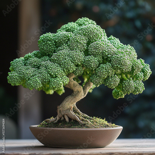 Wallpaper Mural A miniature tree of lush green florets, each cluster crowned with a natural symphony of crispness and subtle flavor Torontodigital.ca