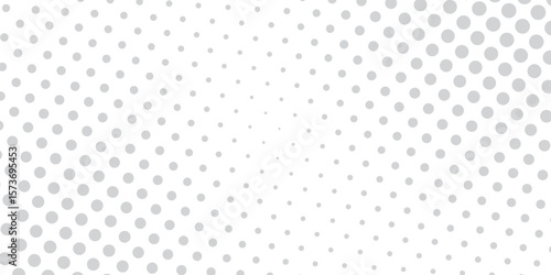 Basic halftone dots effect in black and white color. Halftone pattern background. Backdrop with circles, dots, rounds design element. Halftone background. Futuristic panel. Vector illustration.	