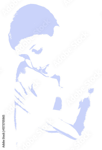 ILUSTRACIÓN ROSTRO MUJER WOMEN BELLEZA BEAUTY SILUETA MUJER