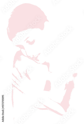 ILUSTRACIÓN ROSTRO MUJER WOMEN BELLEZA BEAUTY SILUETA MUJER