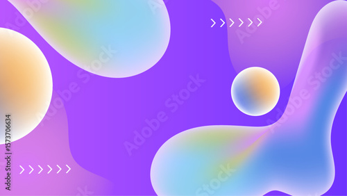 Abstract pastel fluid shapes on a purple background. Suitable for modern designs, artistic projects, web graphics, and social media visuals.