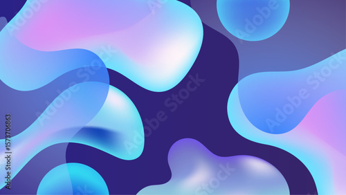 Abstract background featuring blue, purple, and pink shapes ideal for modern designs, presentations, digital art, and social media graphics.