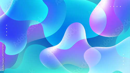 Abstract blue purple and teal fluid shapes perfect for backgrounds, website design, posters, and modern artistic projects needing vibrant colors.