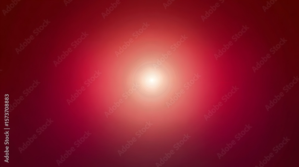 Obraz premium Vibrant moody red gradient with a subtle captivating glow at the center creating an abstract minimalist and atmospheric composition