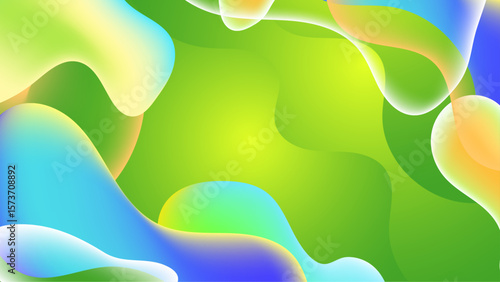 Abstract colorful fluid design for backgrounds, posters, banners, digital artwork, packaging, and web design projects needing vibrant and dynamic elements.