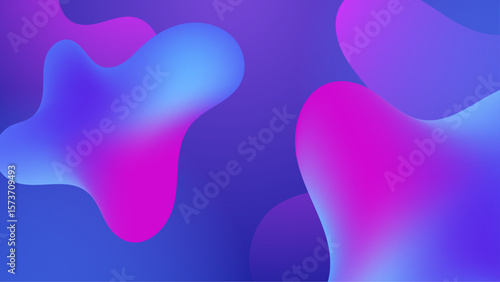 Abstract blue and purple fluid shapes ideal for backgrounds, digital art, presentations, banners, posters, website design, and modern graphic projects.