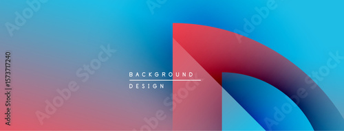 Abstract gradient background. Blue, pink hues blend smoothly. Text reads background design centered within shape. Minimalist aesthetic.