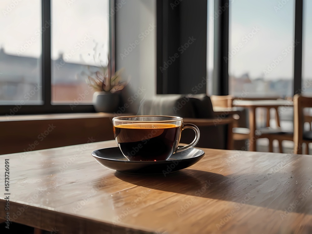 Fototapeta premium dark tea, cup of tea, cup of black tea, cup of dark tea