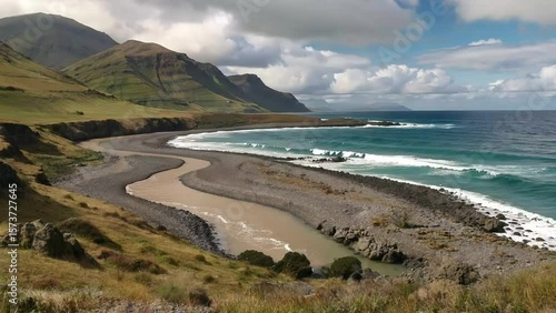 view of the coast of the sea