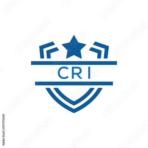 Dynamic Tech Logo Design with CRI Letters and Abstract Motion Elements – Modern Business Identity. CRI Letter Logo.
