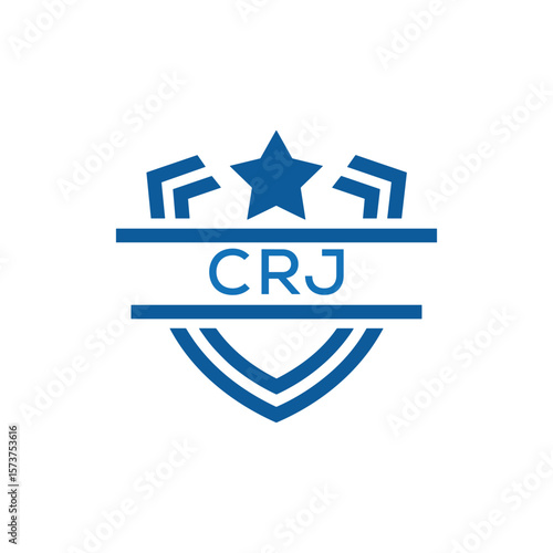 Dynamic Tech Logo Design with CRJ Letters and Abstract Motion Elements – Modern Business Identity. CRJ Letter Logo.
