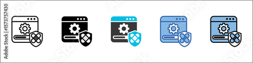 Software Patch Icon Pack Multistyle Illustration