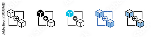 Cloning Icon Pack Multistyle Illustration