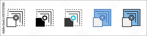 Scalability Icon Pack Multistyle Illustration