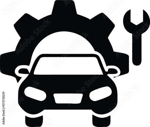 Car repair service automotive maintenance icon